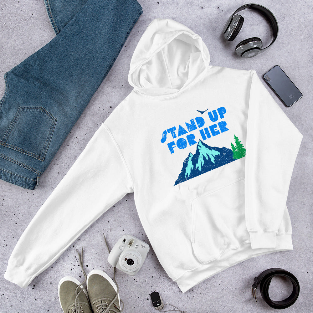 Stand Up For Planet Earth Adult Hoodie