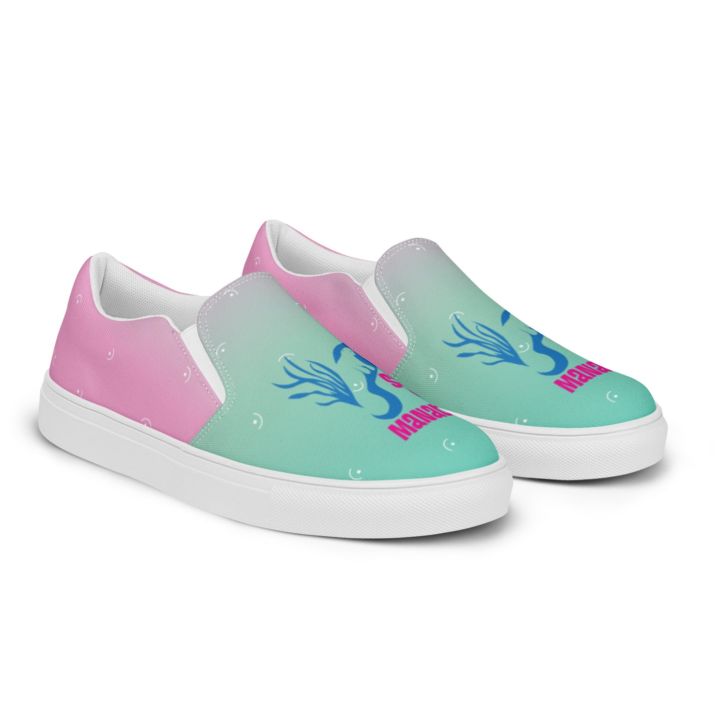 Save Our Manatees Women’s Slip-On Canvas Sneakers
