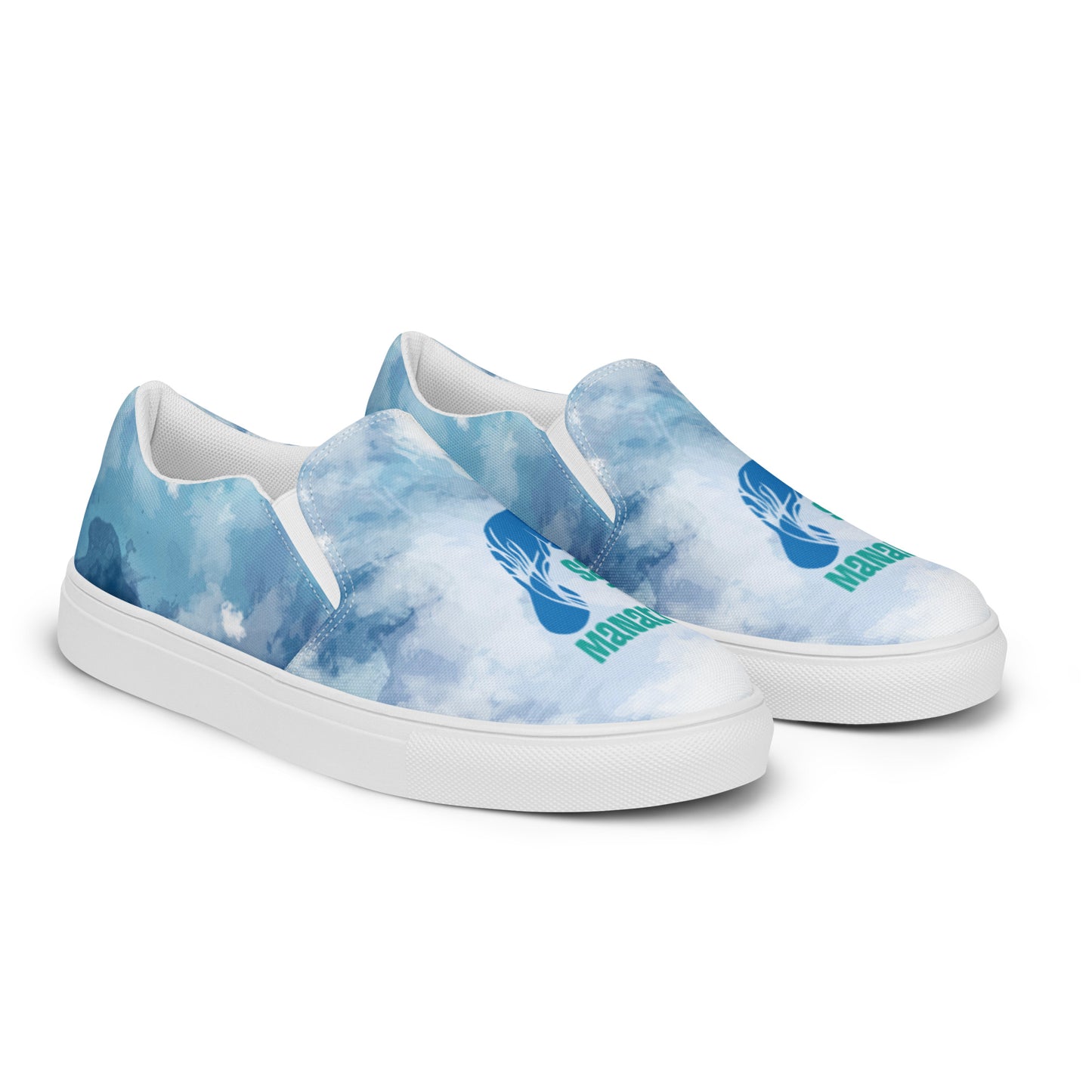 Save The Manatees Women’s Slip-On Canvas Shoes