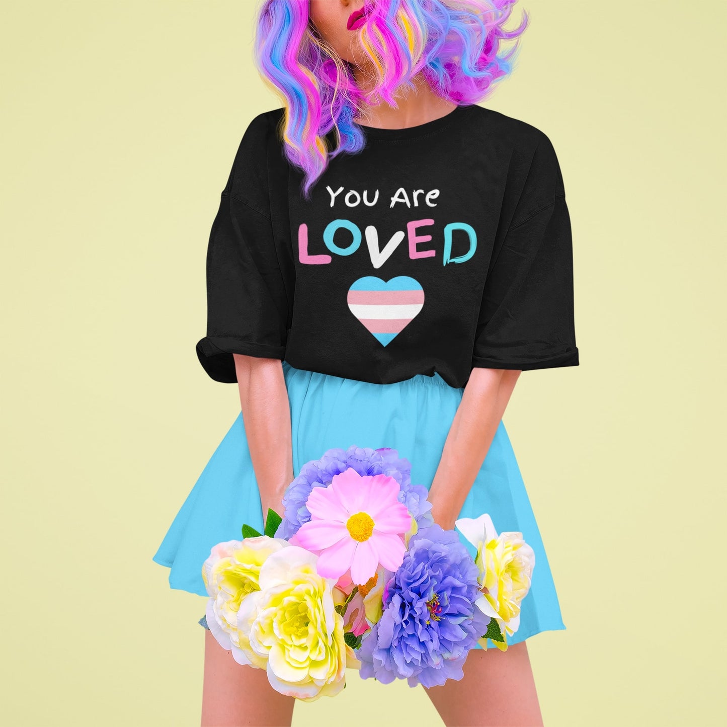 You Are Loved Protect Trans Kids Unisex Softstyle T Shirt
