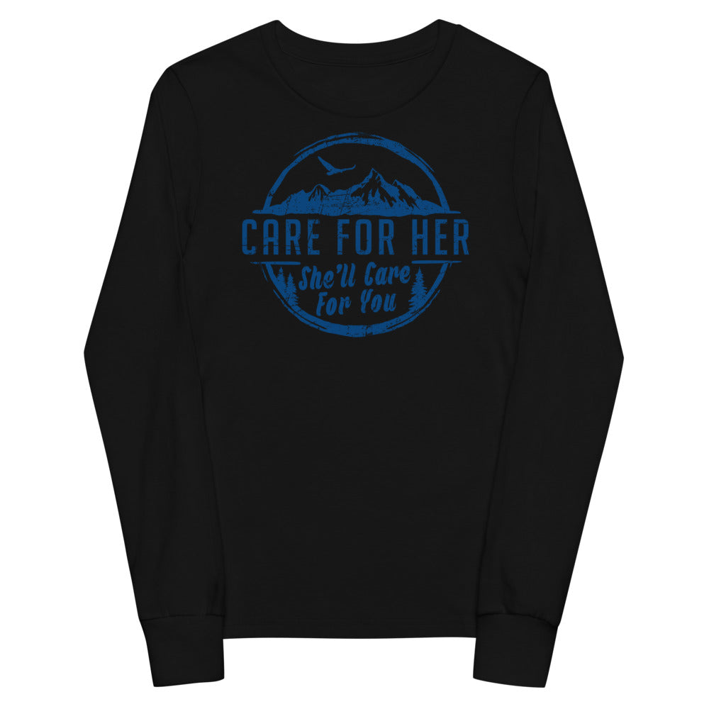 Climate Change Youth Long Sleeve Tee