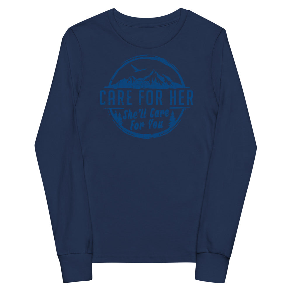 Climate Change Youth Long Sleeve Tee