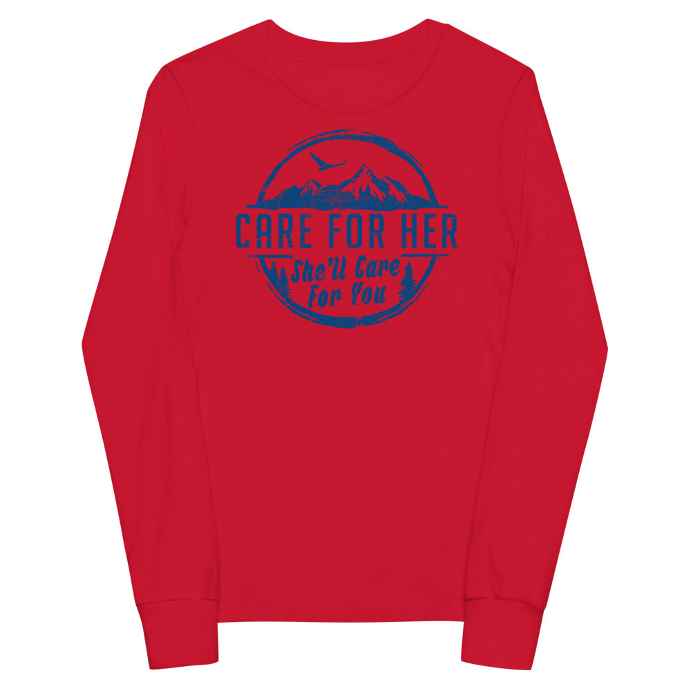 Climate Change Youth Long Sleeve Tee