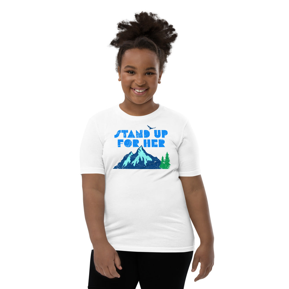Stand Up For Planet Earth Kids Short Sleeve T-Shirt