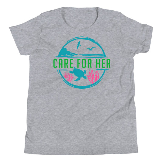 Care For Planet Earth Against Climate Change Kids Short Sleeve T-Shirt