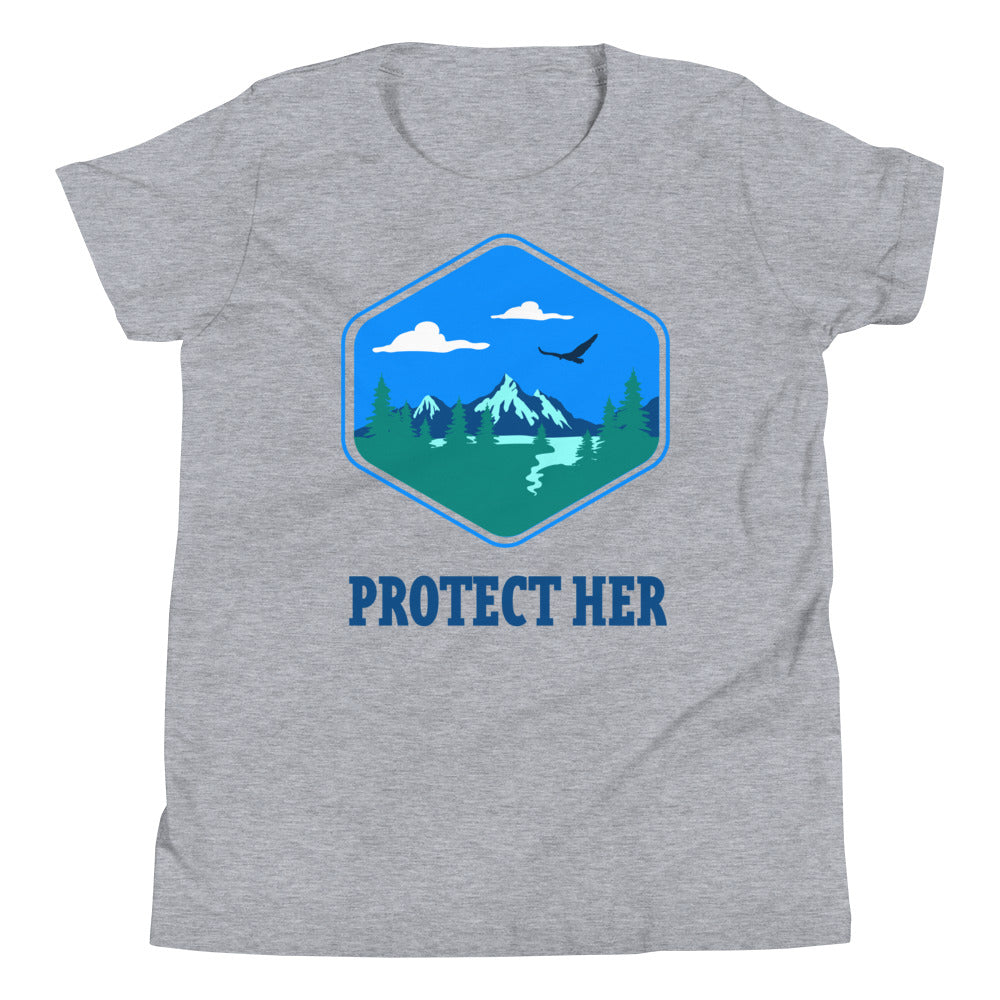 Protect Planet Earth Youth Short Sleeve T-Shirt