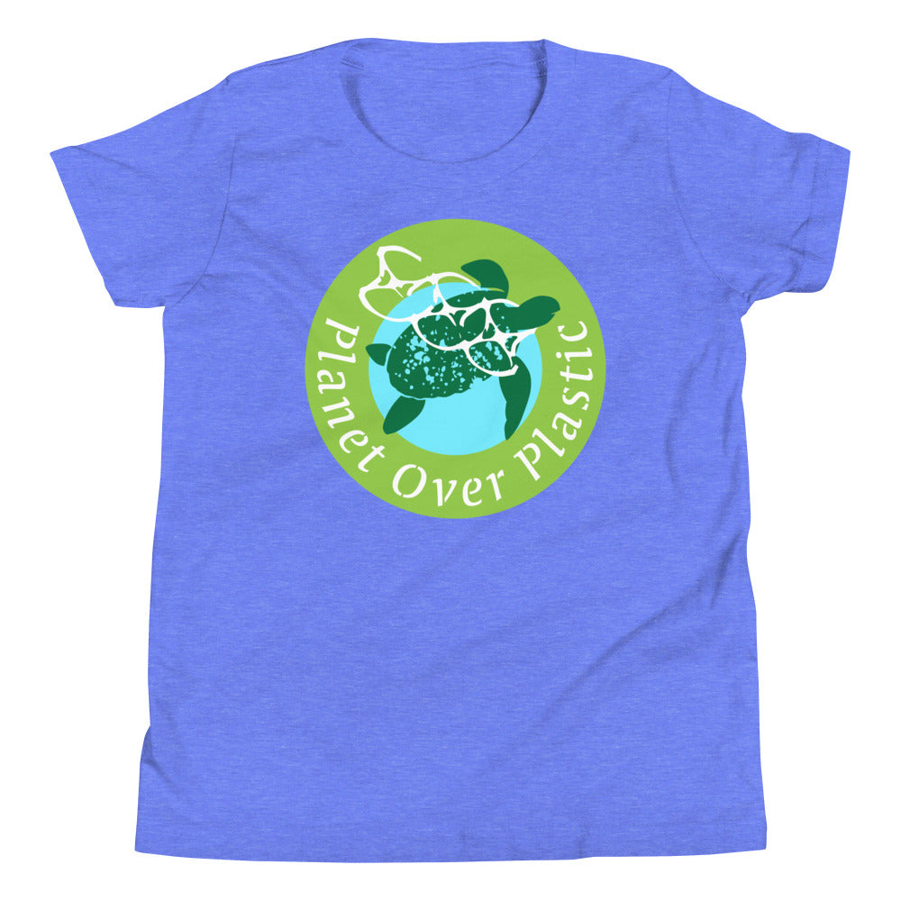 Planet Over Plastic Keep the Sea Plastic Free Kids Short Sleeve T Shirt