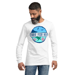 Care for Planet Earth Blue Against Climate Change