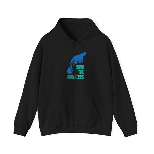 Save the Manatees Adult Unisex Heavy Blend™ Graphic Hoodie