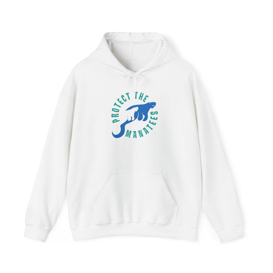 Protect The Manatees Unisex Heavy Blend™ Hooded Sweatshirt
