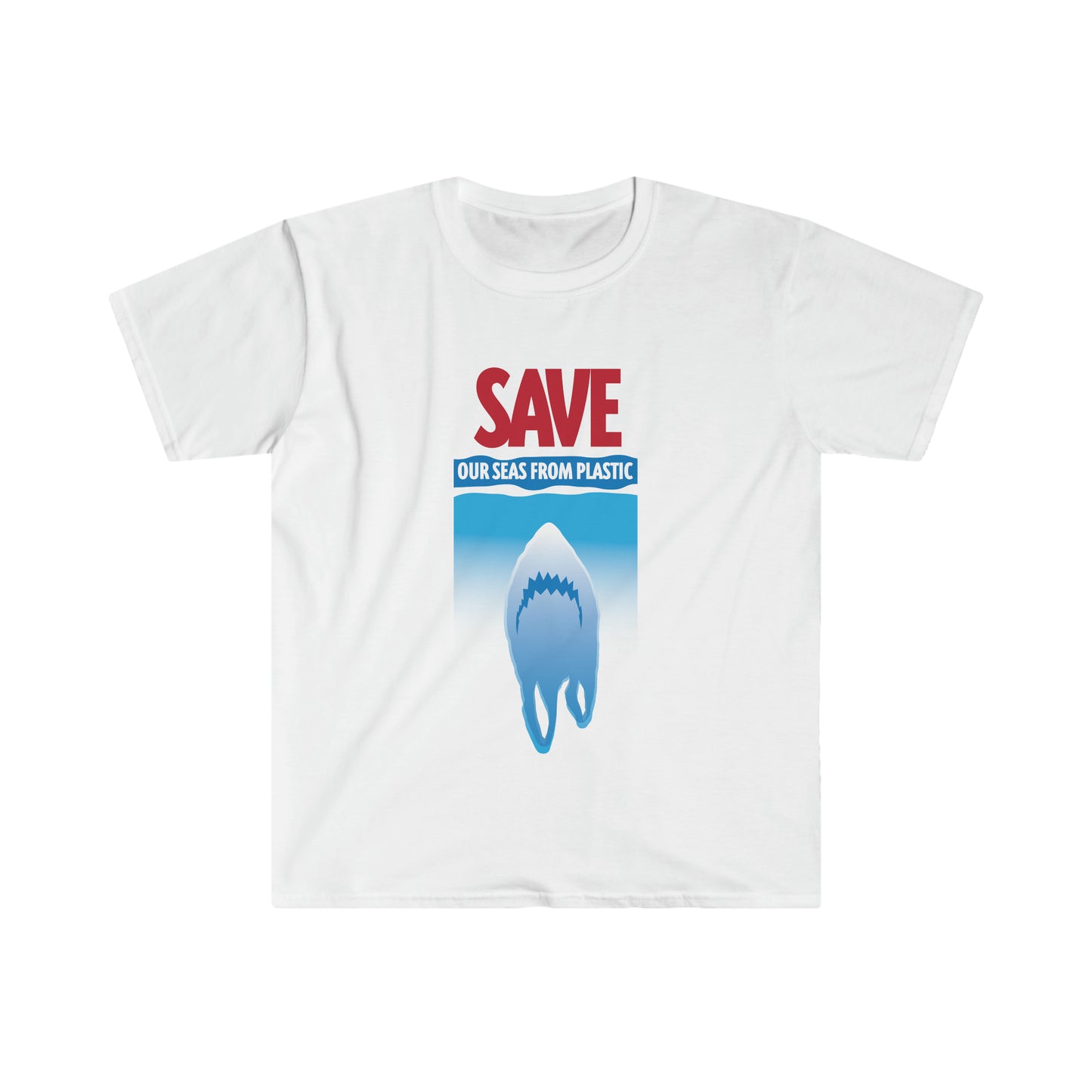 Save Our Seas From Plastic Shark Unisex Graphic Tshirt
