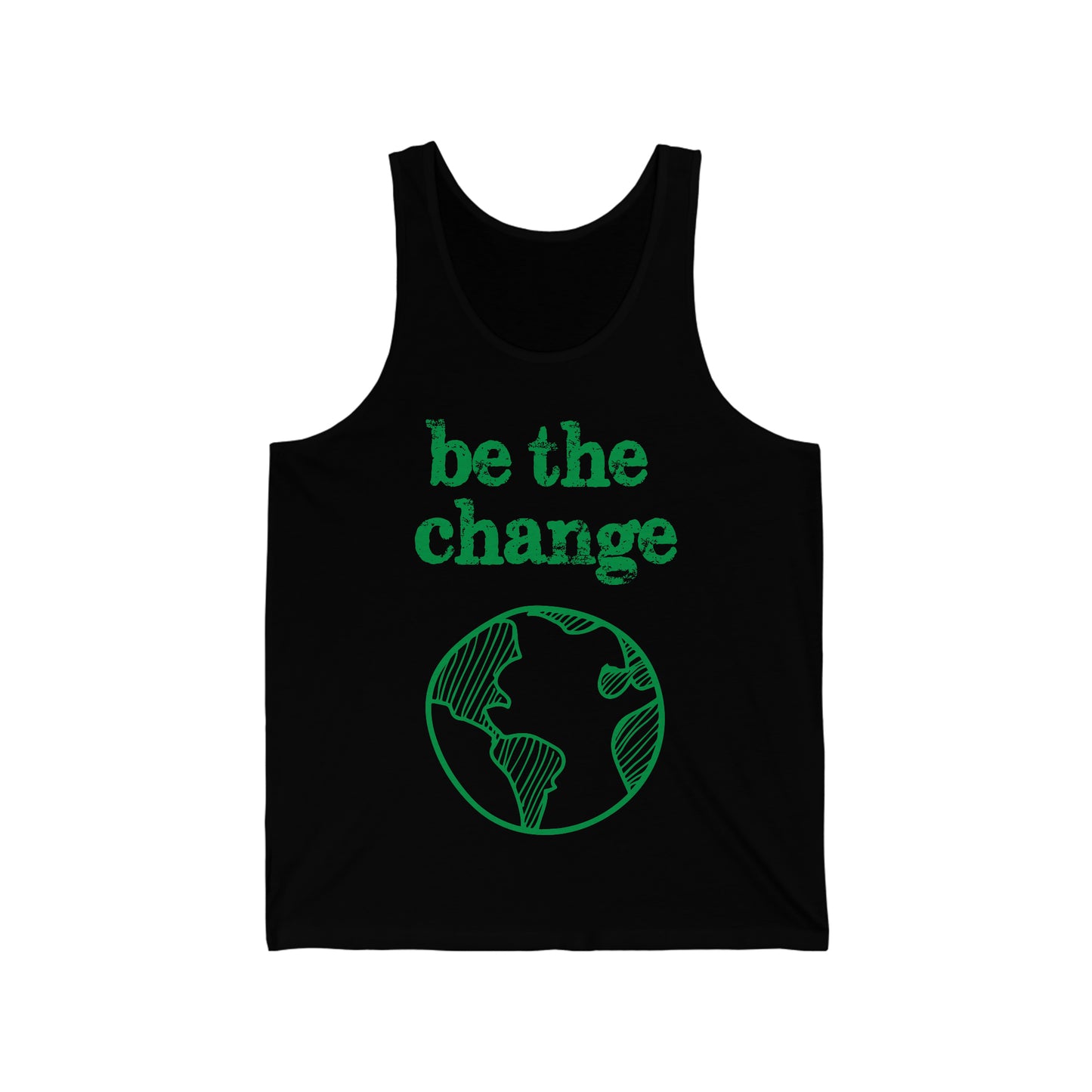 Be the Change Climate Change Unisex Jersey Tank