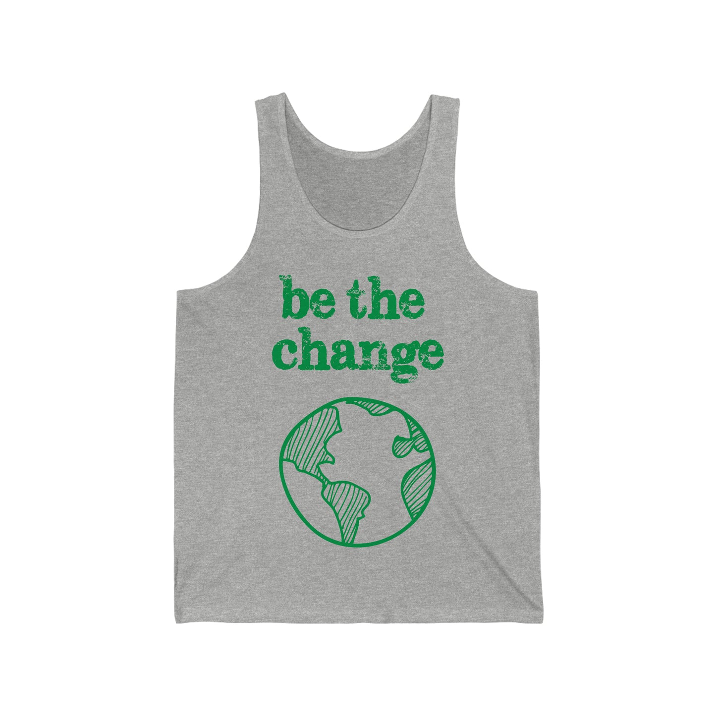 Be the Change Climate Change Unisex Jersey Tank
