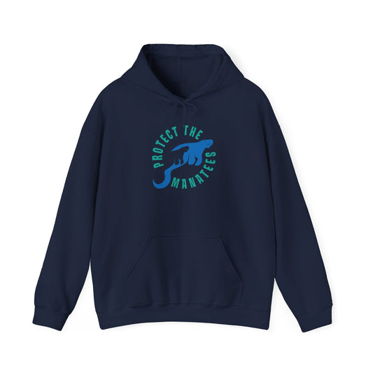 Protect The Manatees Adult Unisex Heavy Blend™ Hooded Sweatshirt