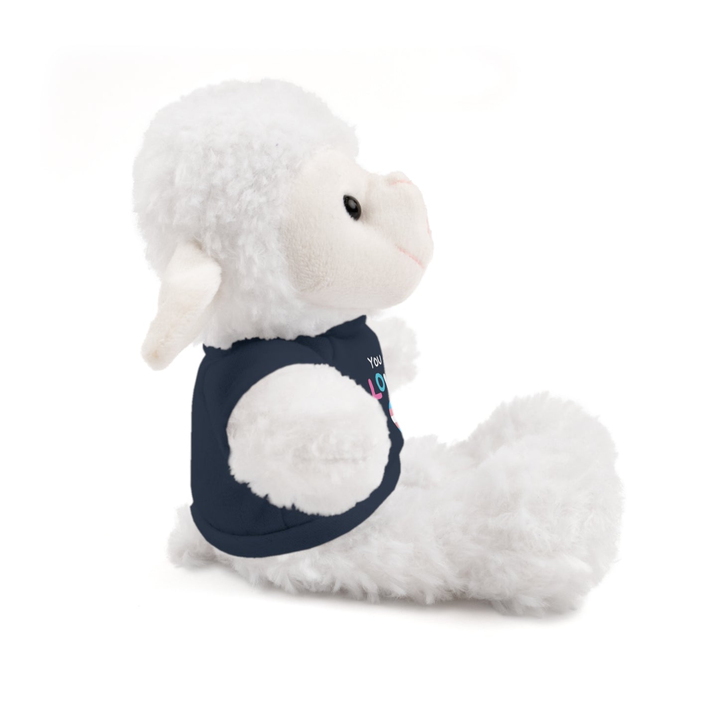 You Are Loved Transgender Stuffed Animals with Tee