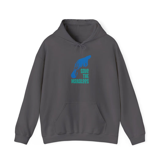 Save the Manatees Adult Unisex Heavy Blend™ Graphic Hoodie