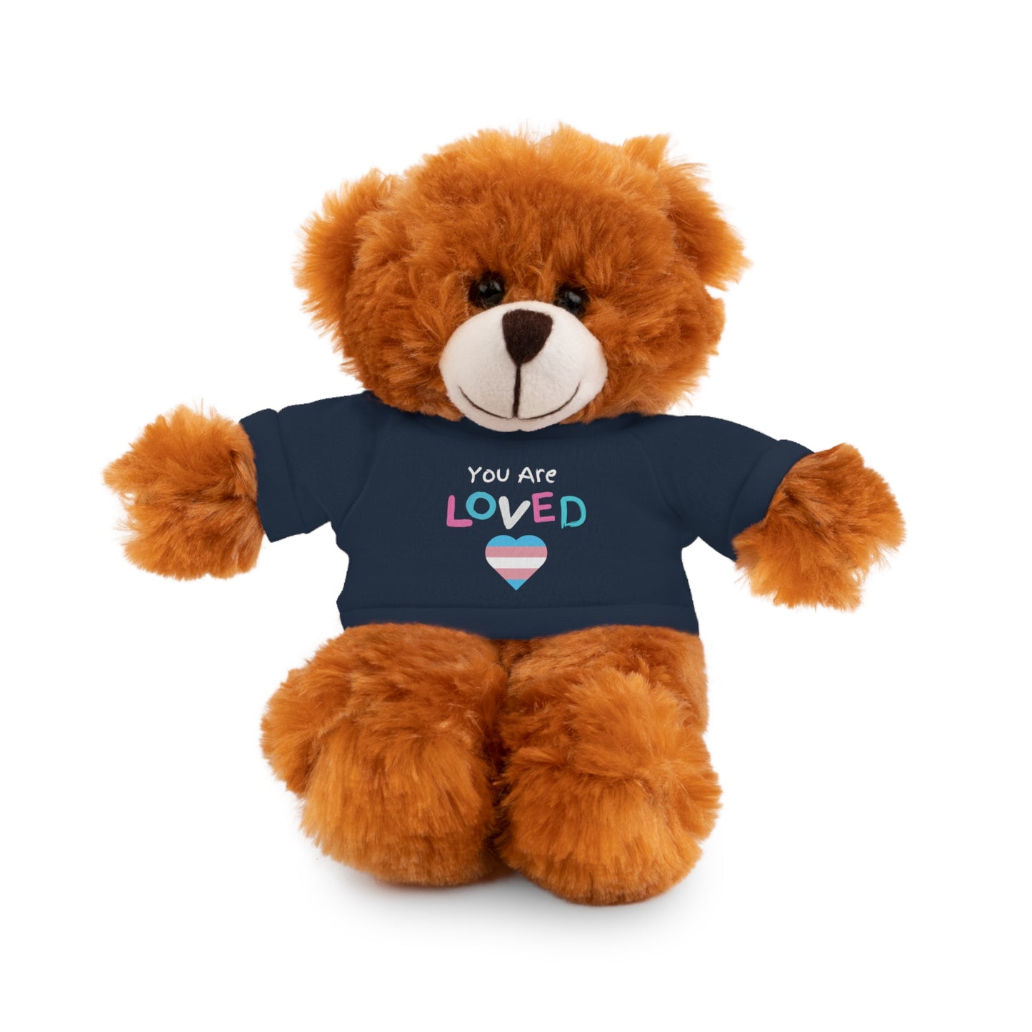You Are Loved Transgender Stuffed Animals with Tee