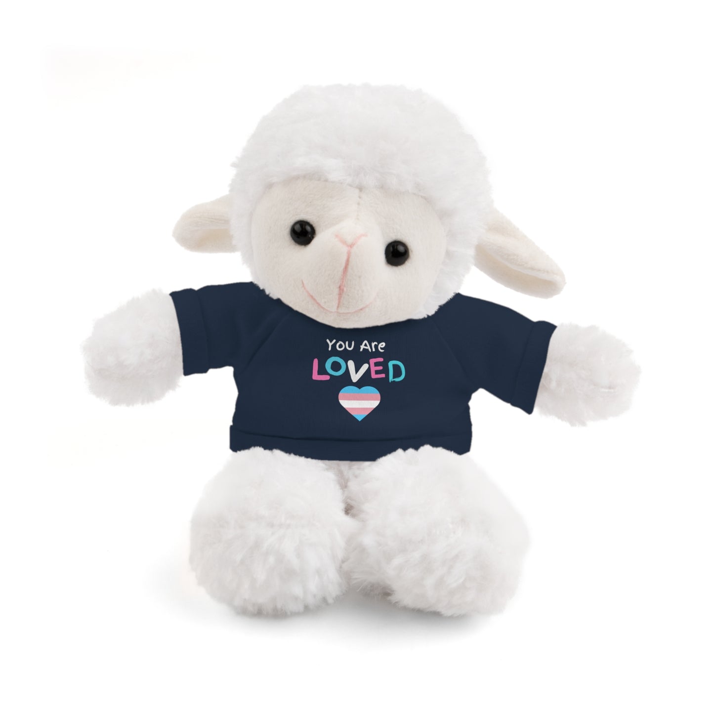 You Are Loved Transgender Stuffed Animals with Tee