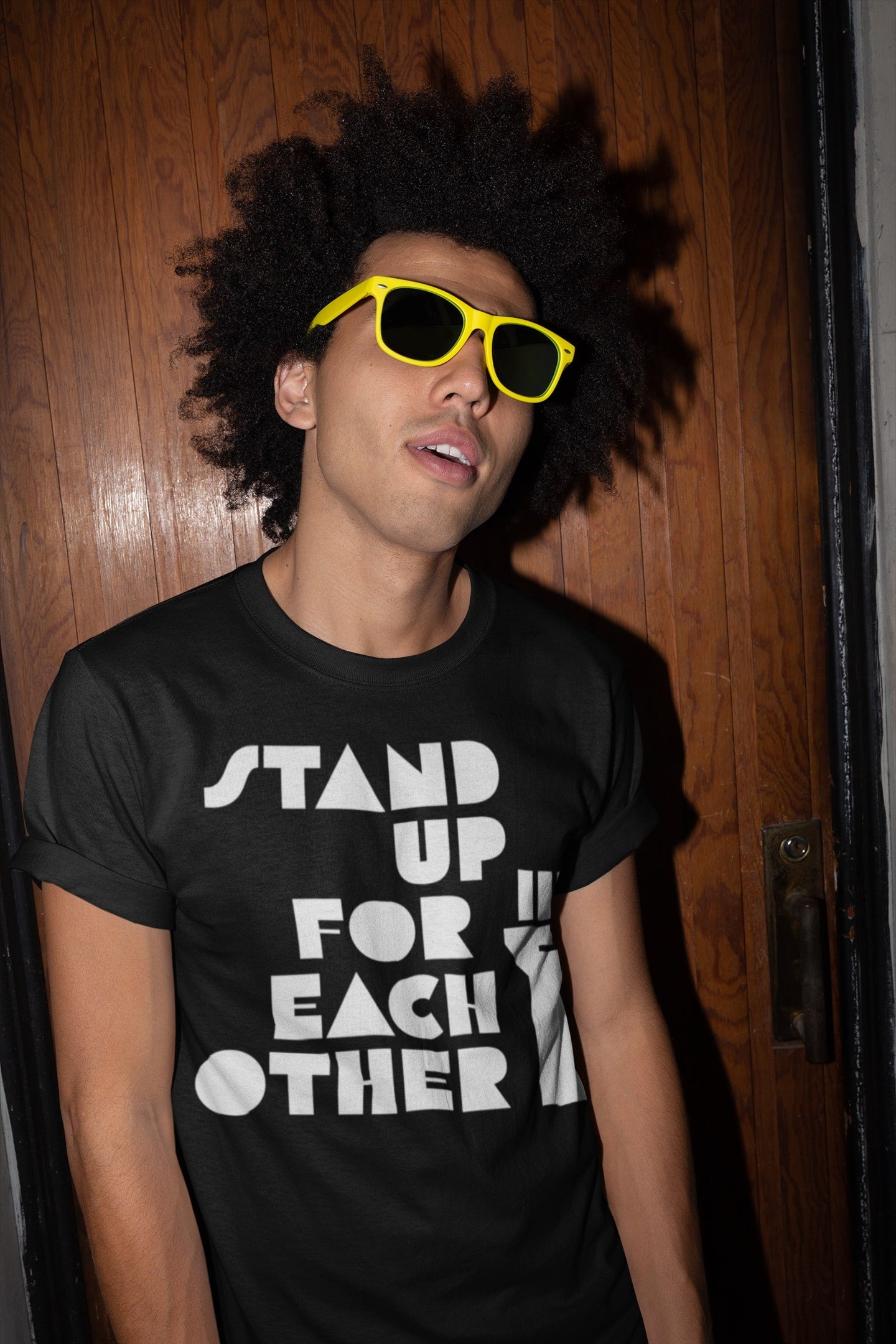 Social Justice Warrior Activist Adult Unisex Graphic Black Shirt