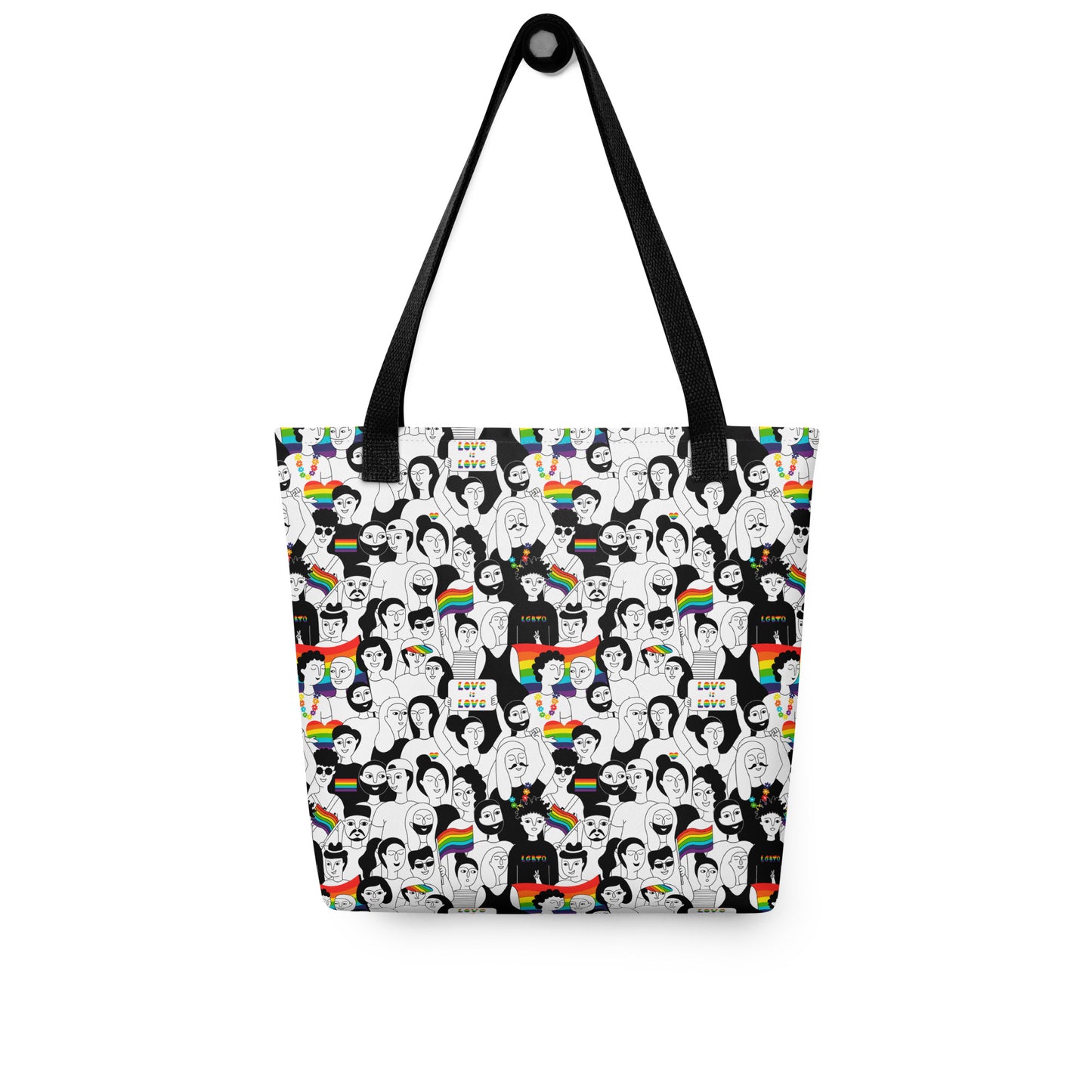 Gay Pride All Over Print AOP Mosaic Tote bag