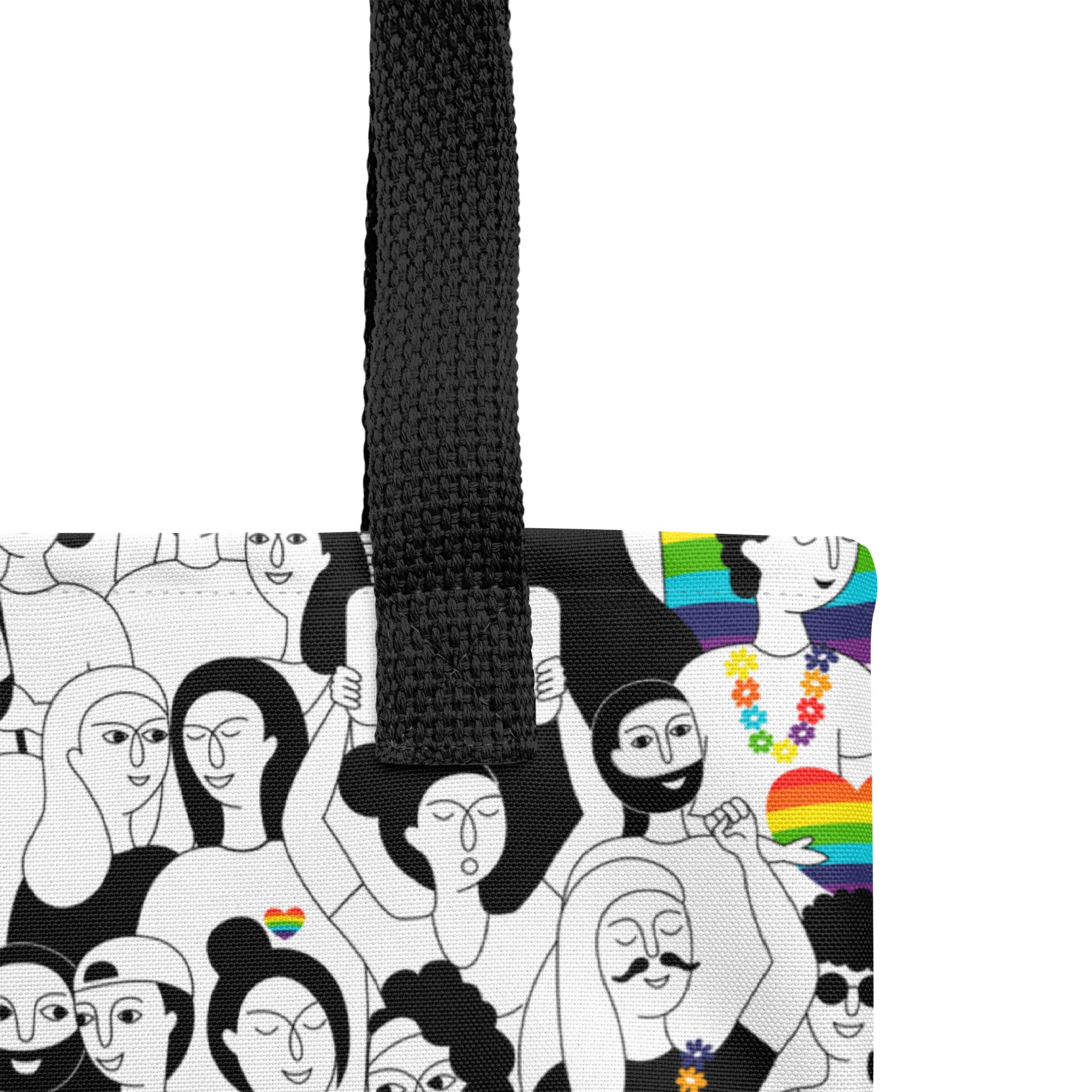 Gay Pride All Over Print AOP Mosaic Tote bag