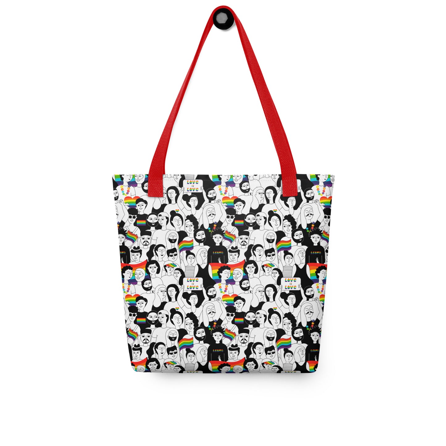 Gay Pride All Over Print AOP Mosaic Tote bag