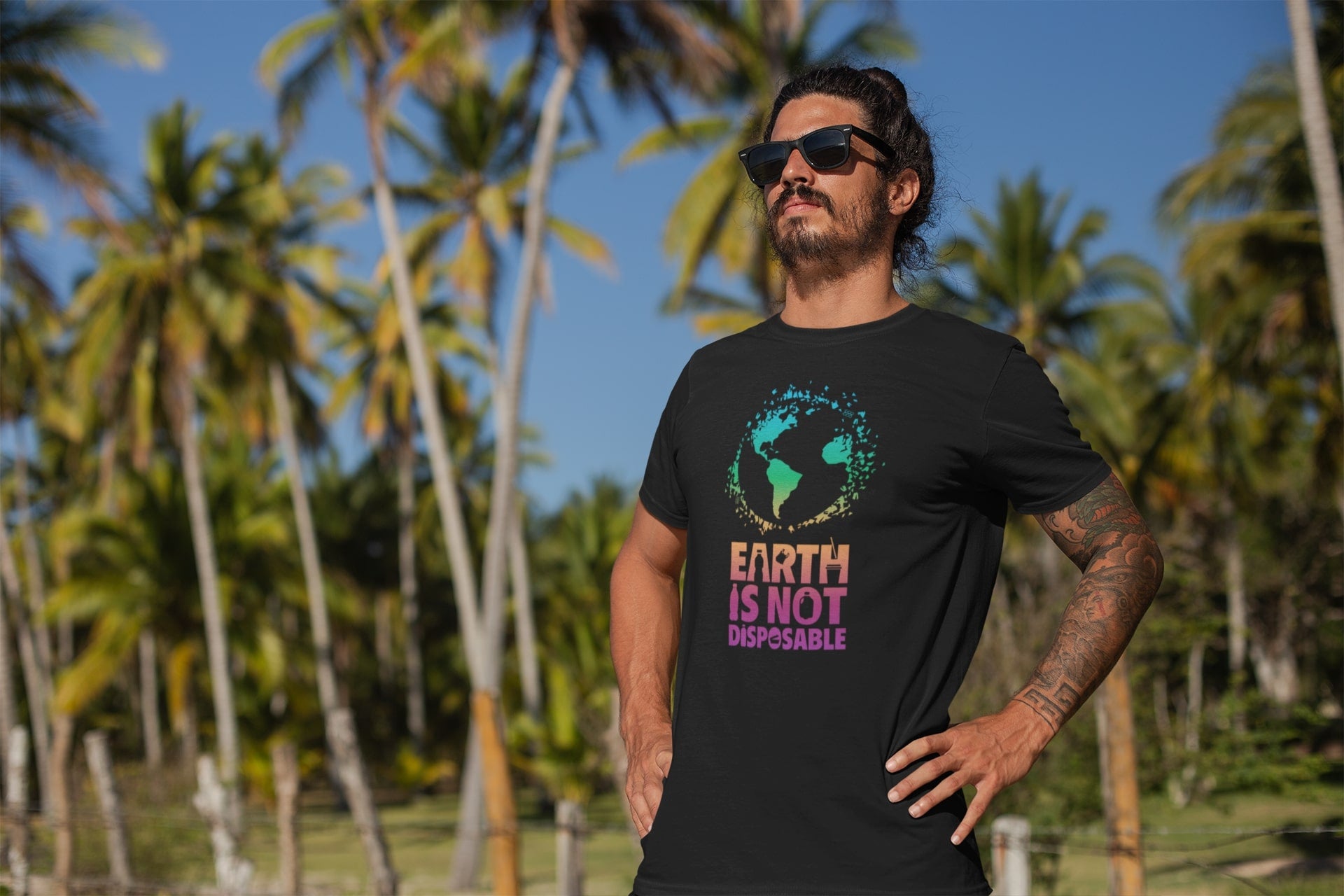 Earth is Not Disposable Unisex Organic Cotton T-Shirt