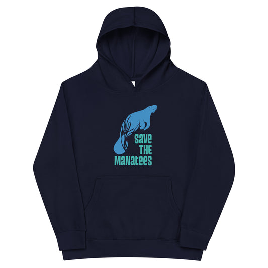 Save the Manatees Kids Fleece Hoodie Charity Gift for Save the Manatee Club
