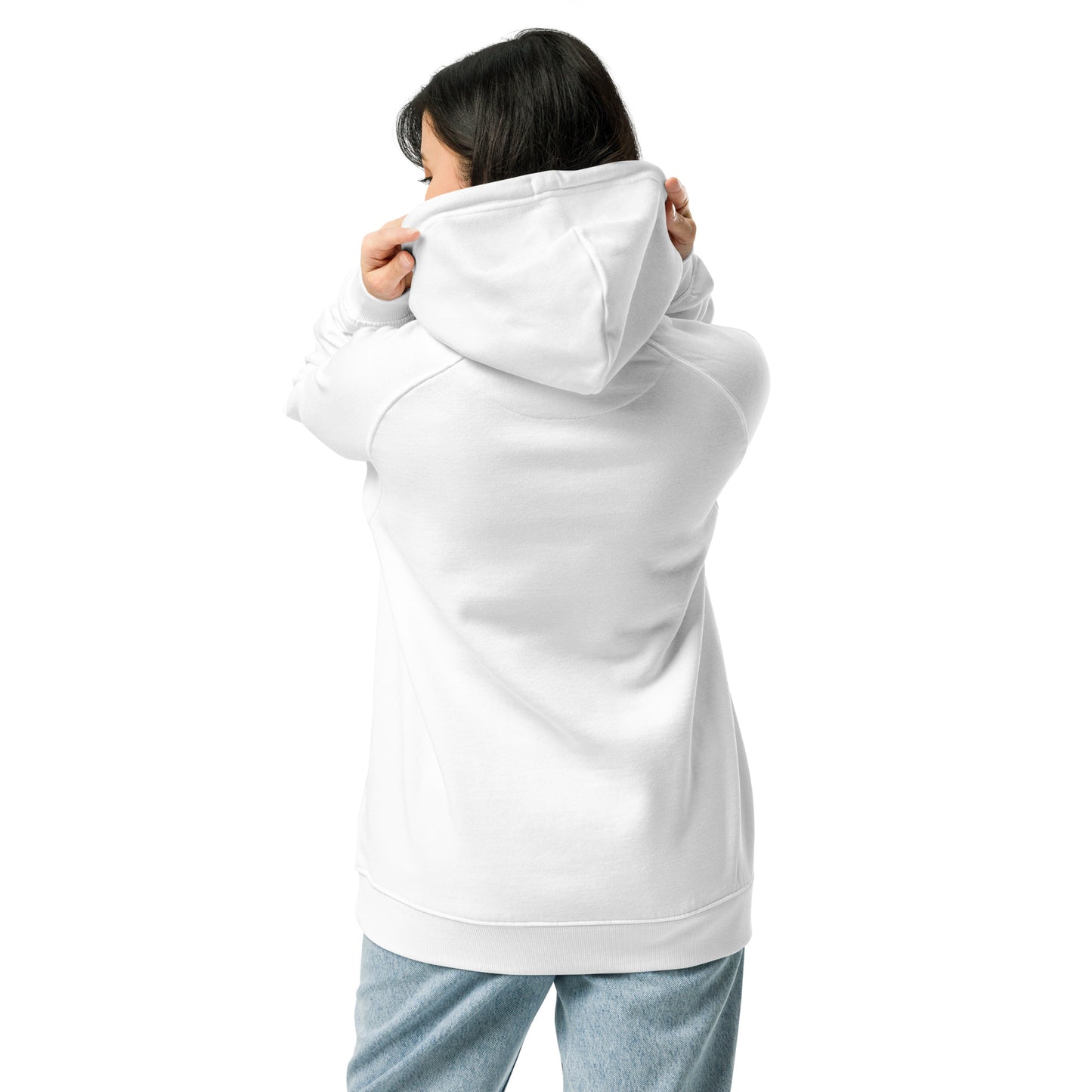 Halloween Embroidered Scary Warming Planet Unisex Eco Friendly Raglan Hoodie
