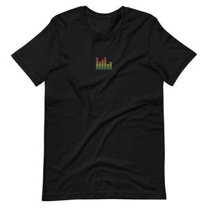 Open image in slideshow, Pride Beats Subtle Pride Gay Pride Unisex Embroidered Bella Canvas Tshirt
