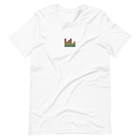 Pride Beats Subtle Pride Gay Pride Unisex Embroidered Bella Canvas Tshirt