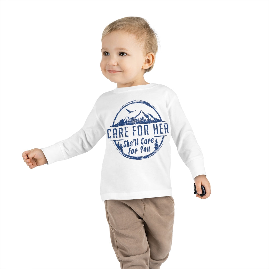 Climate Change Toddler Long Sleeve Shirt