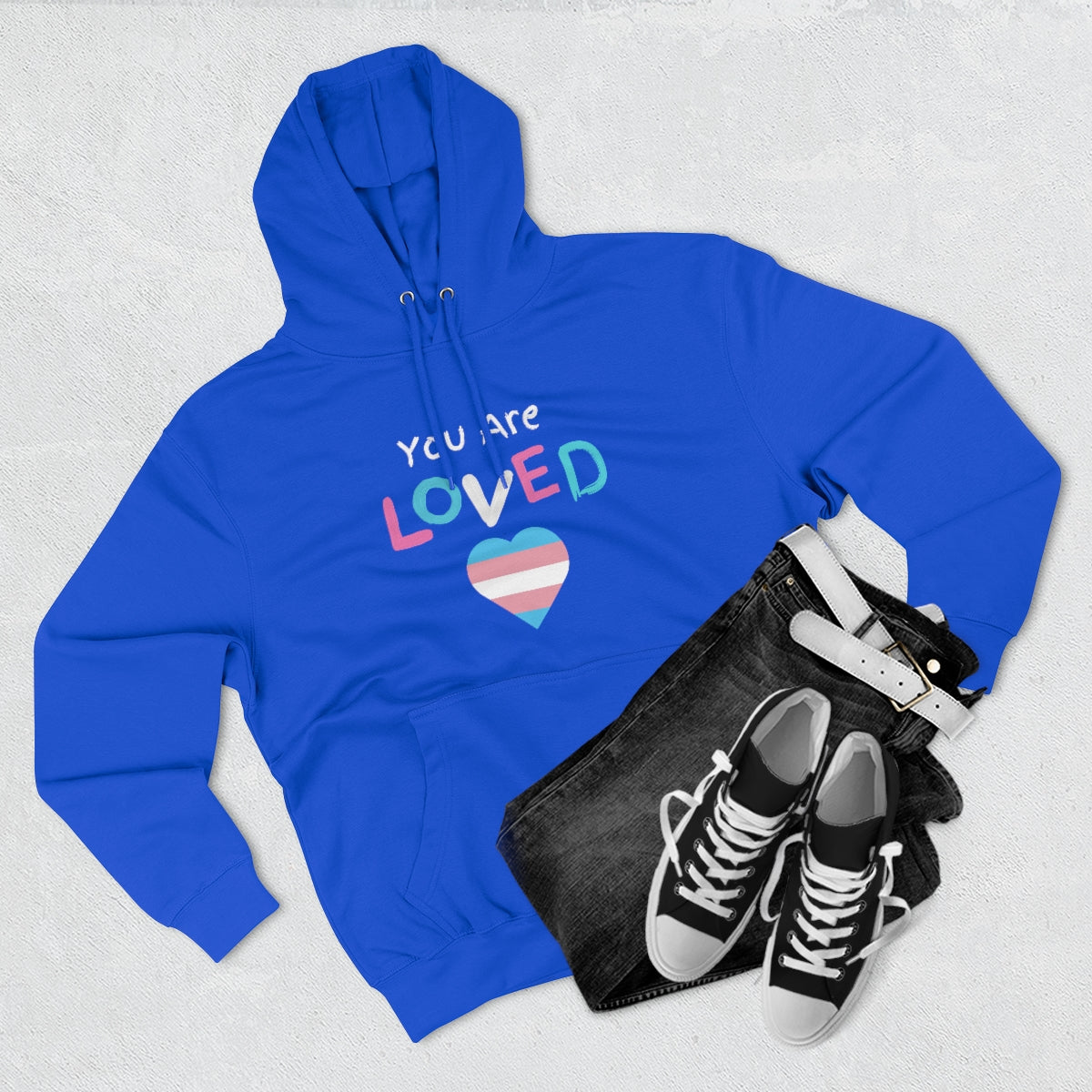 You Are Loved Protect Trans Kids Unisex Graphic Hoodie