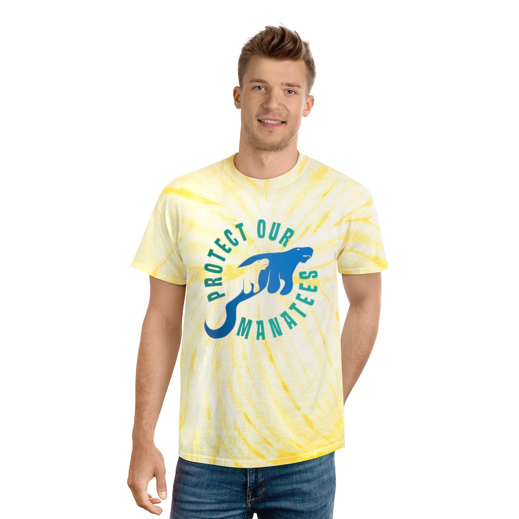 Protect Our Manatees Tie-Dye Shirt
