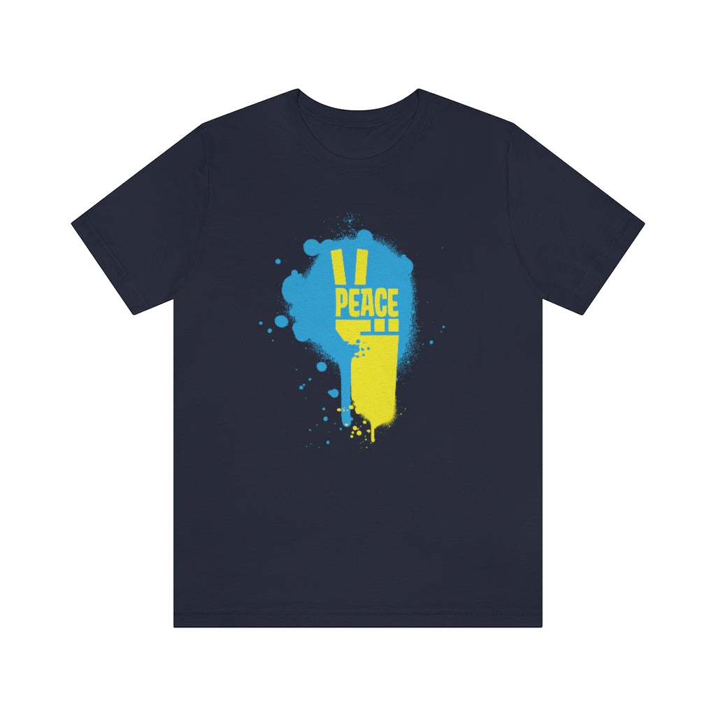Peace for Ukraine Unisex Jersey Short Sleeve Shirt