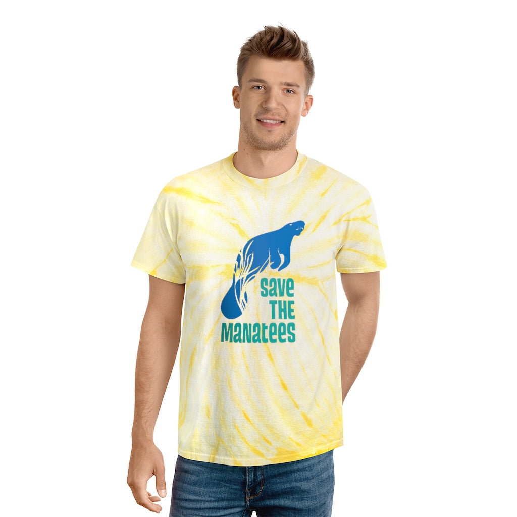 Save the Manatees Tie-Dye Shirt