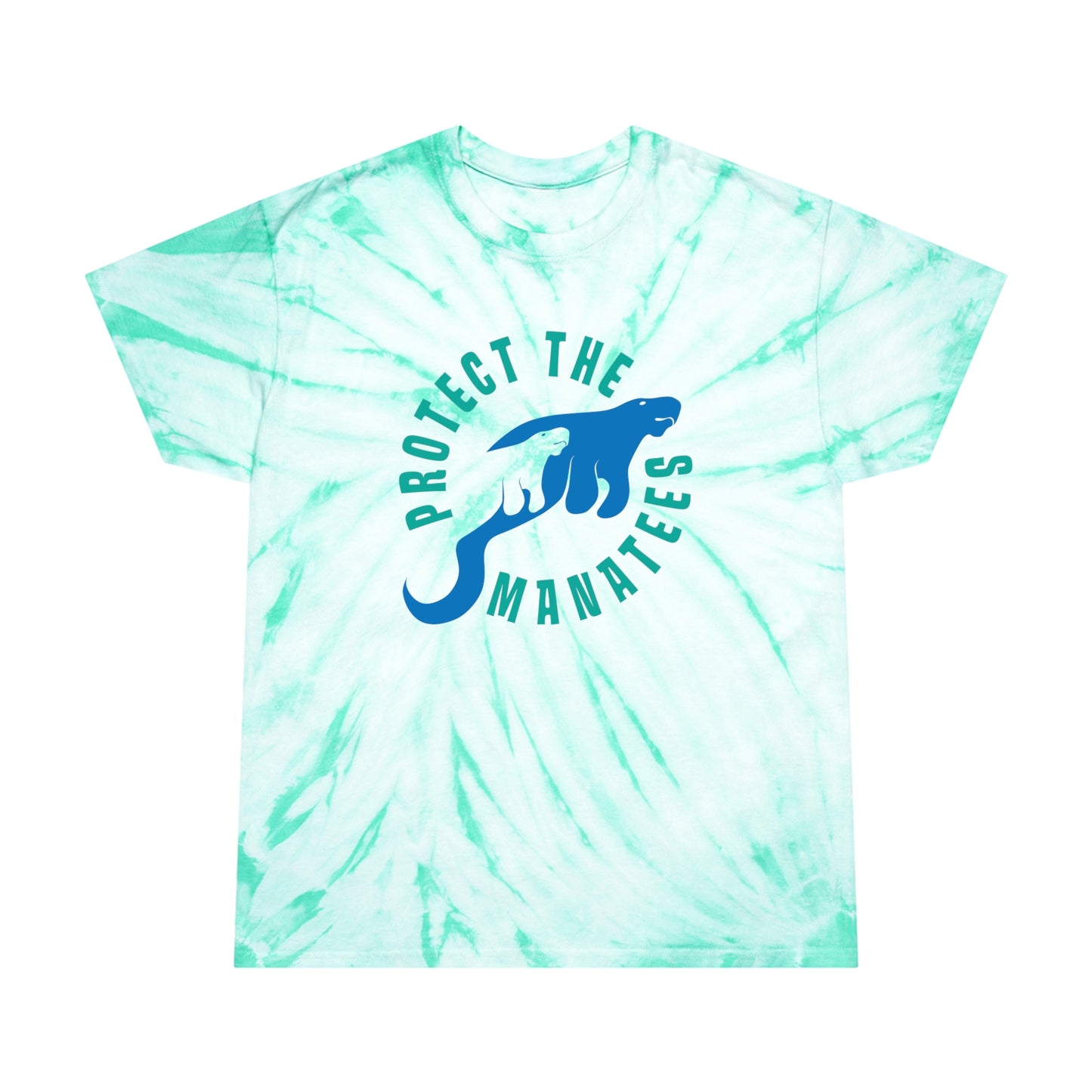 Protect The Manatees Tie-Dye Shirt