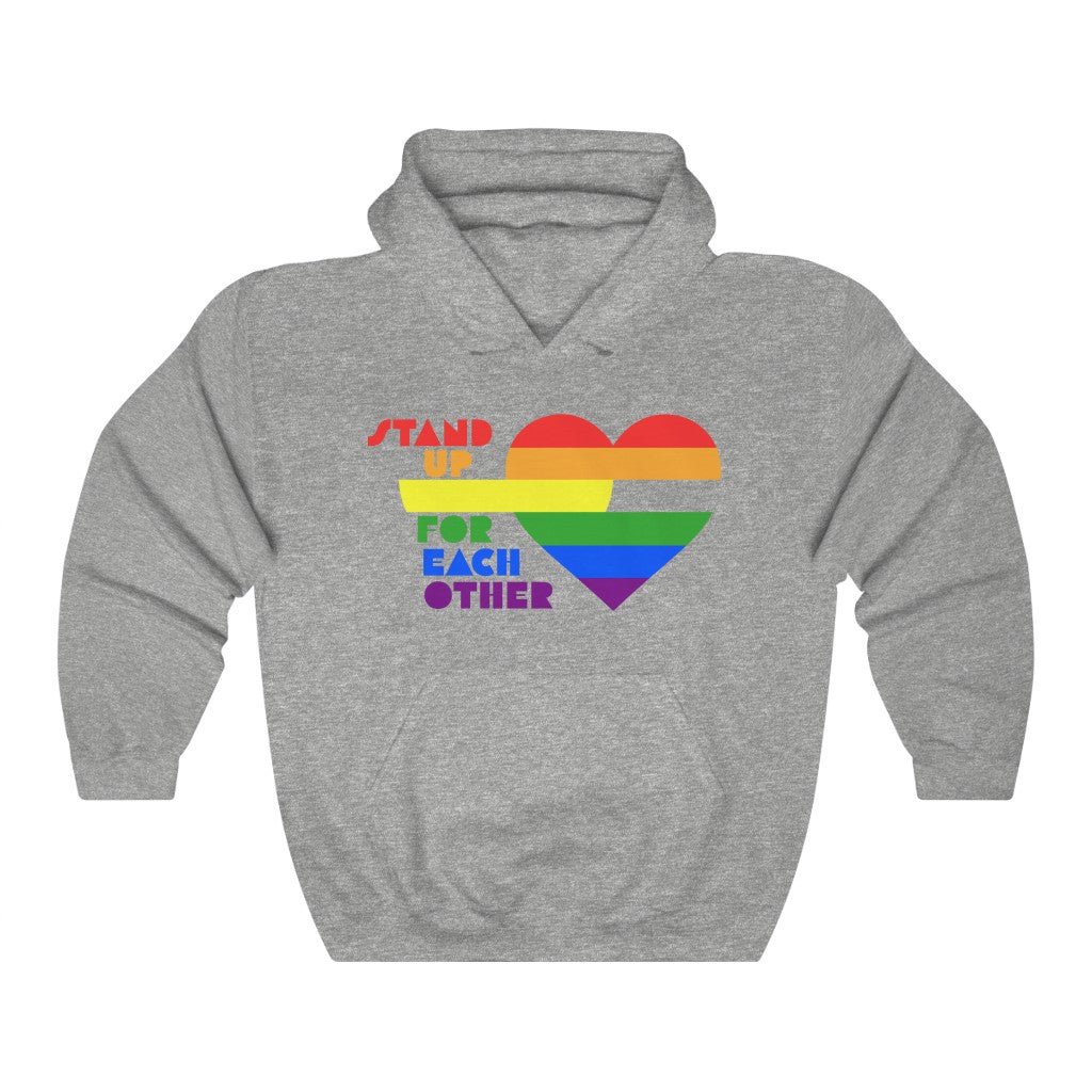 Stand Up For Each Other Pride Unisex Heavy Blend™ Hoodie