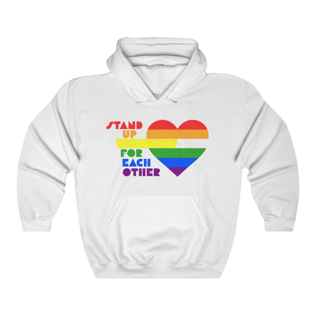 Stand Up For Each Other Pride Unisex Heavy Blend™ Hoodie