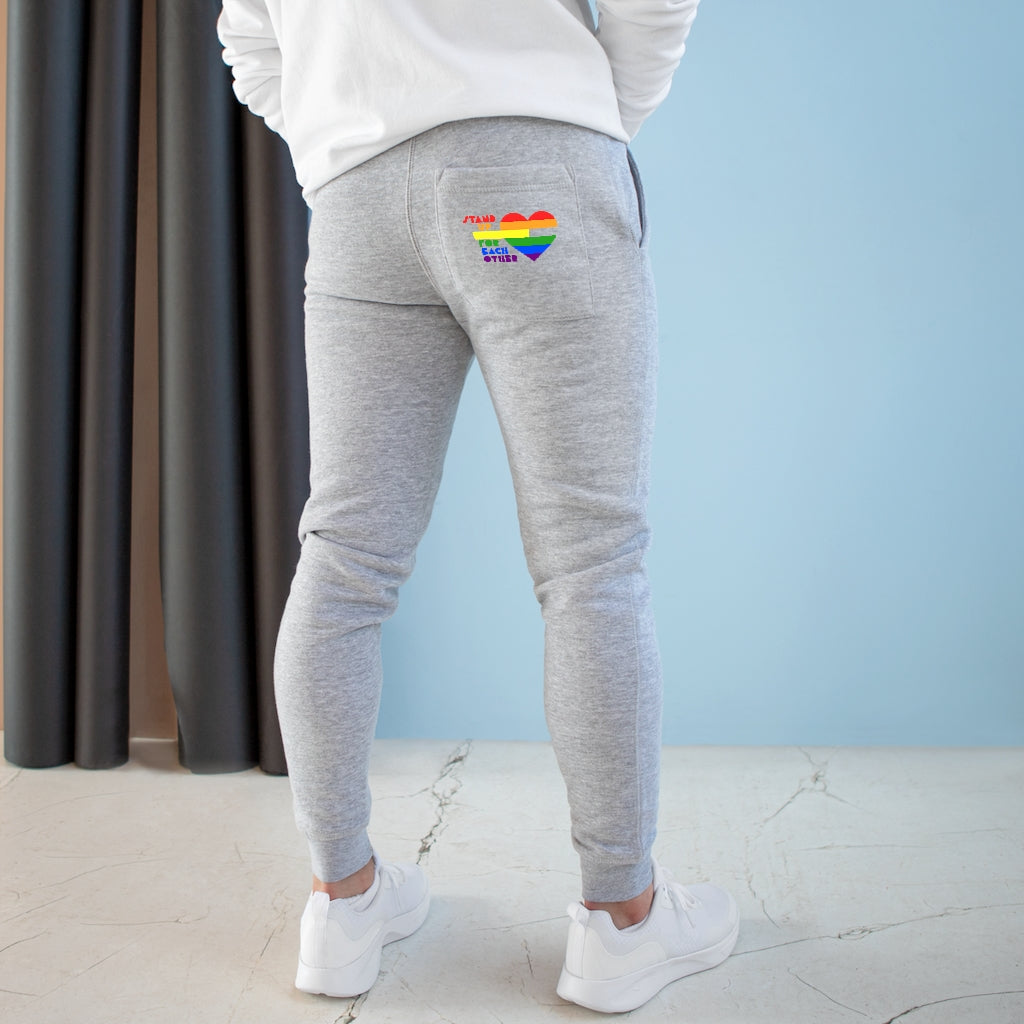 Stand Up For Each Other Pride Premium Fleece Pants