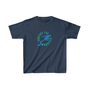 Open image in slideshow, Protect the Manatees Kids Cotton T Shirt
