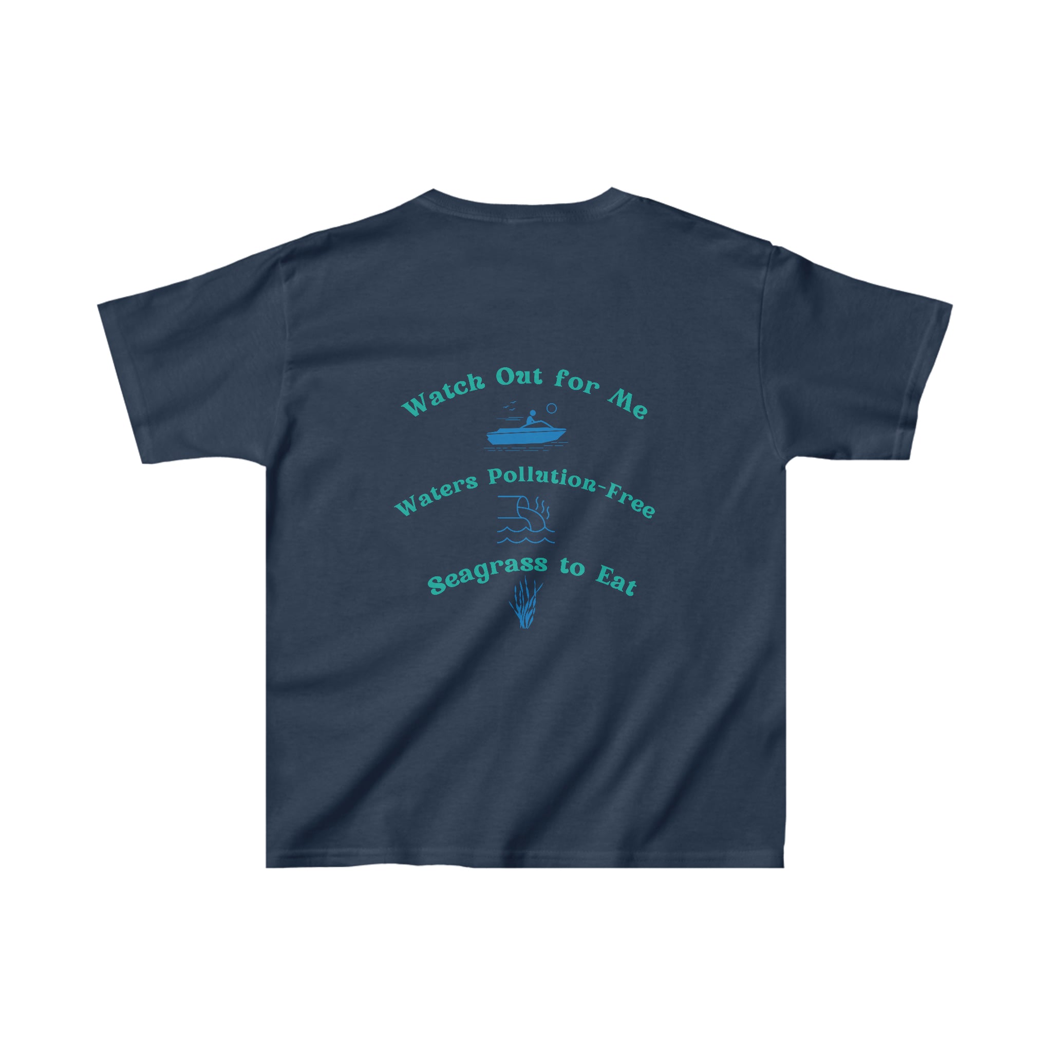 Protect the Manatees Kids Cotton T Shirt
