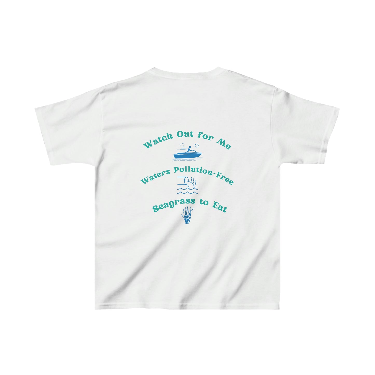Protect the Manatees Kids Cotton T Shirt