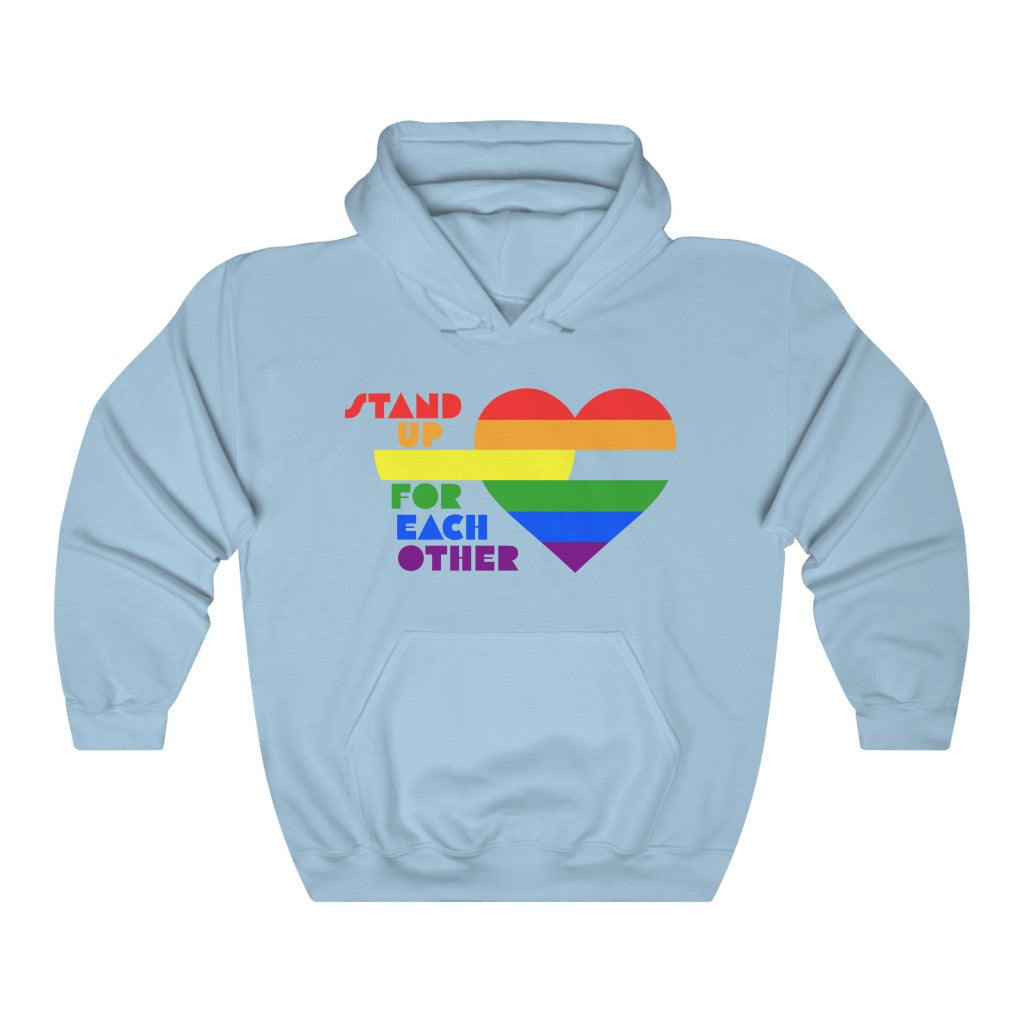 Stand Up For Each Other Pride Unisex Heavy Blend™ Hoodie