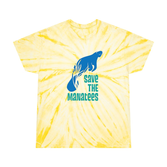 Save the Manatees Tie-Dye Shirt