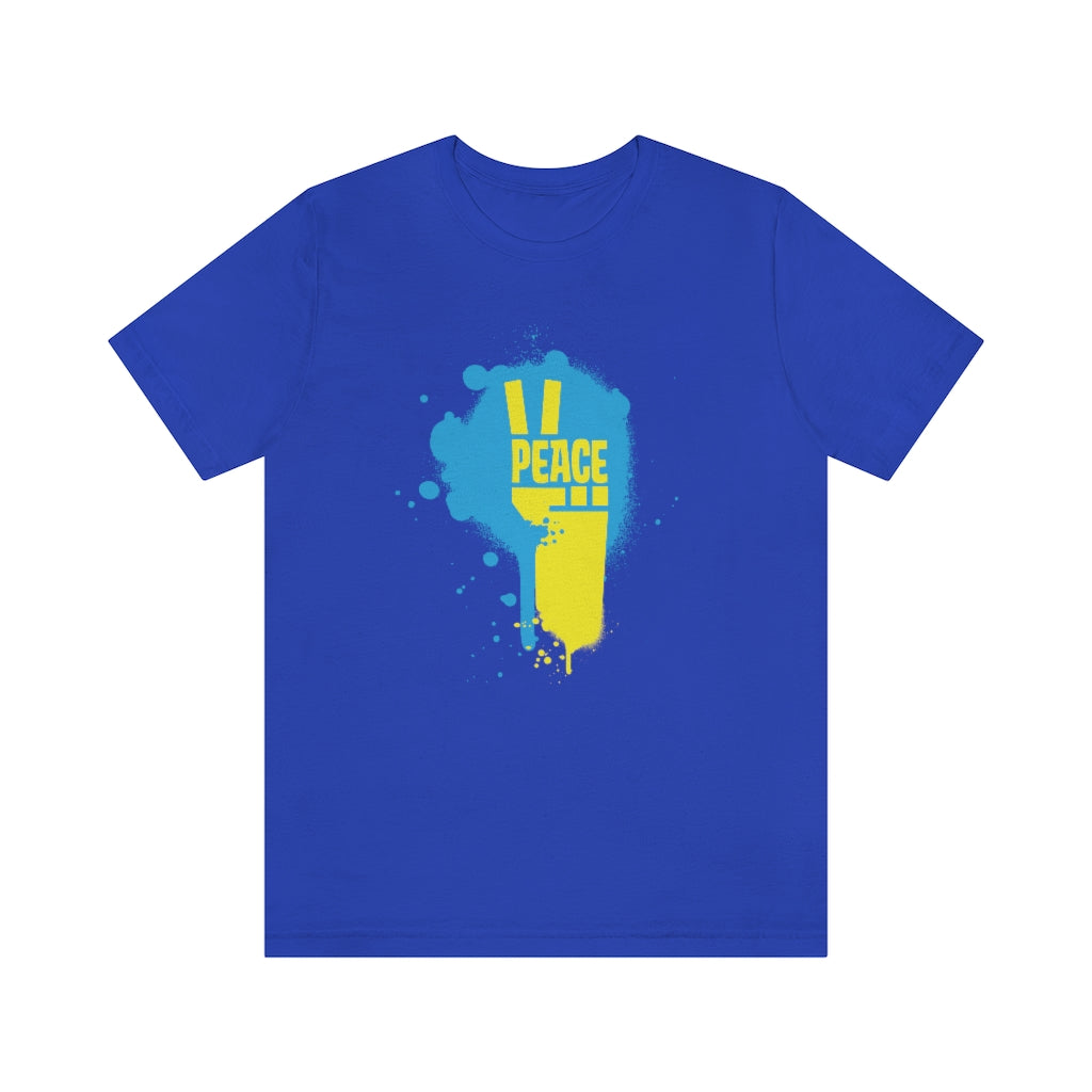Peace for Ukraine Unisex Jersey Short Sleeve Shirt