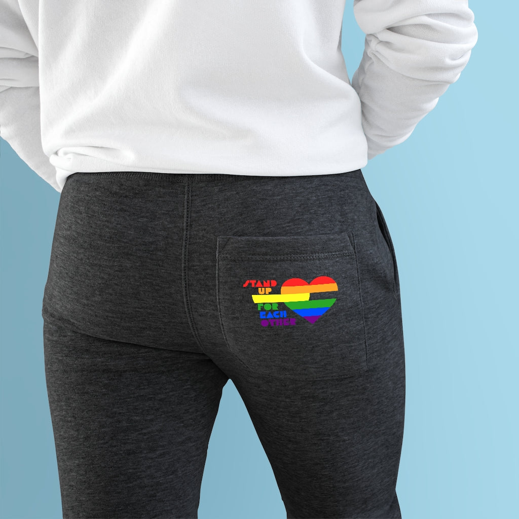 Stand Up For Each Other Pride Premium Fleece Pants