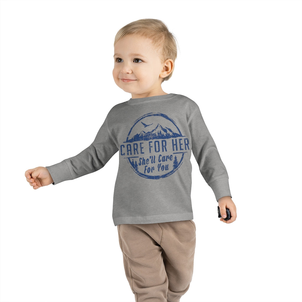 Climate Change Toddler Long Sleeve Shirt