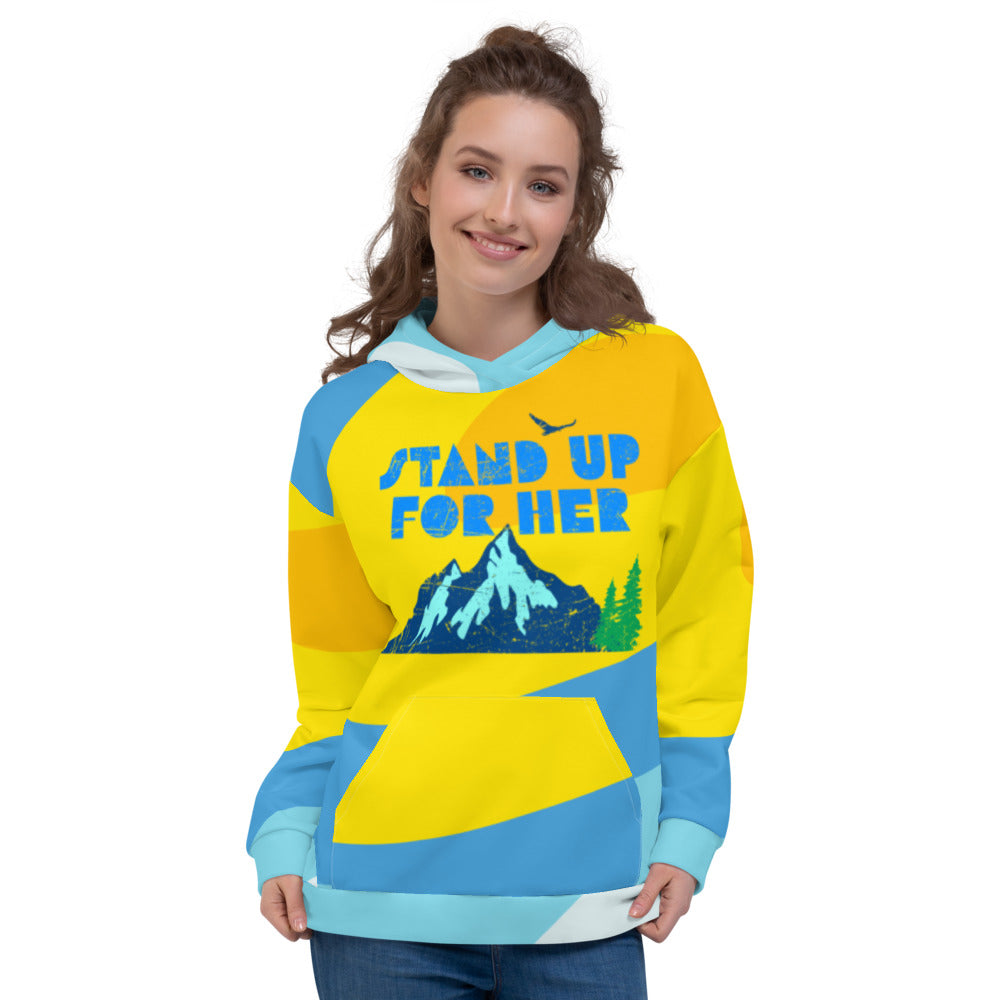 Stand Up For Planet Earth Adult Custom Hoodie