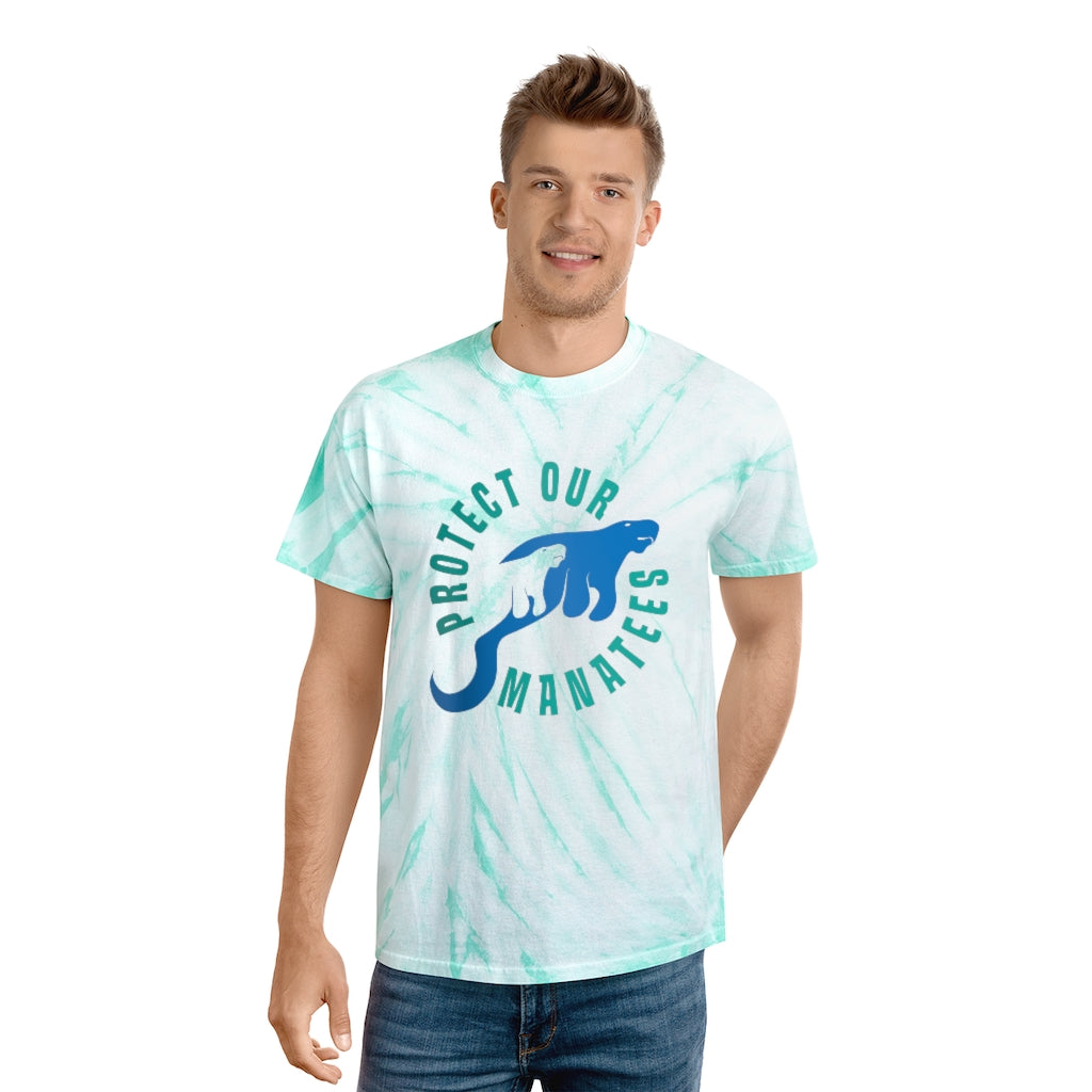 Protect Our Manatees Tie-Dye Shirt